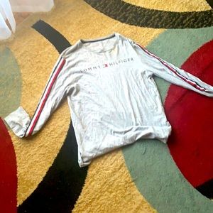 Tommy Hilfiger long sleeve grey shirt
